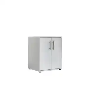 Mid.you Aktenschrank, Weiß, Holzwerkstoff, 2 Fächer, 54x74x50 cm, Made in Germany, erweiterbar, Arbeitszimmer, Aktenschränke