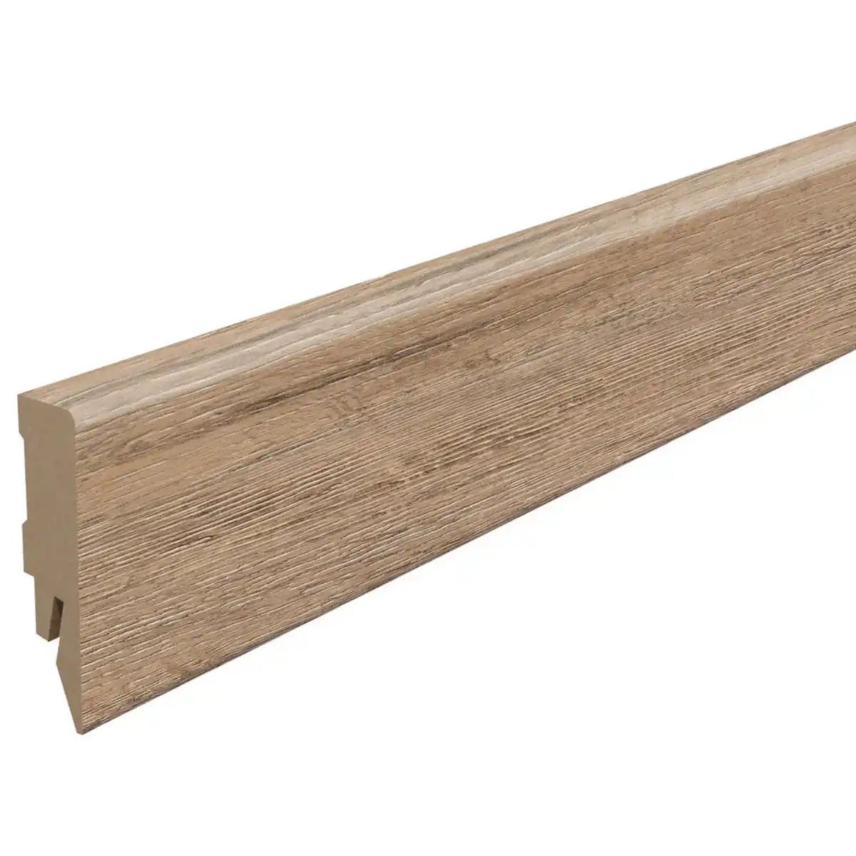 Bild 1 von Egger Holzwerkstoffe Sockelleiste Kubische Leiste, Braun, Holzwerkstoff, 1.4x5.8x240 cm, Teppiche & Böden, Bodenbeläge, Bodenzubehör, Sockelleisten