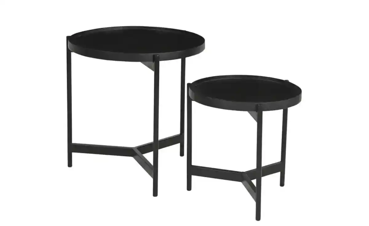 Bild 4 von Beistelltisch 2er Set Black Smooth