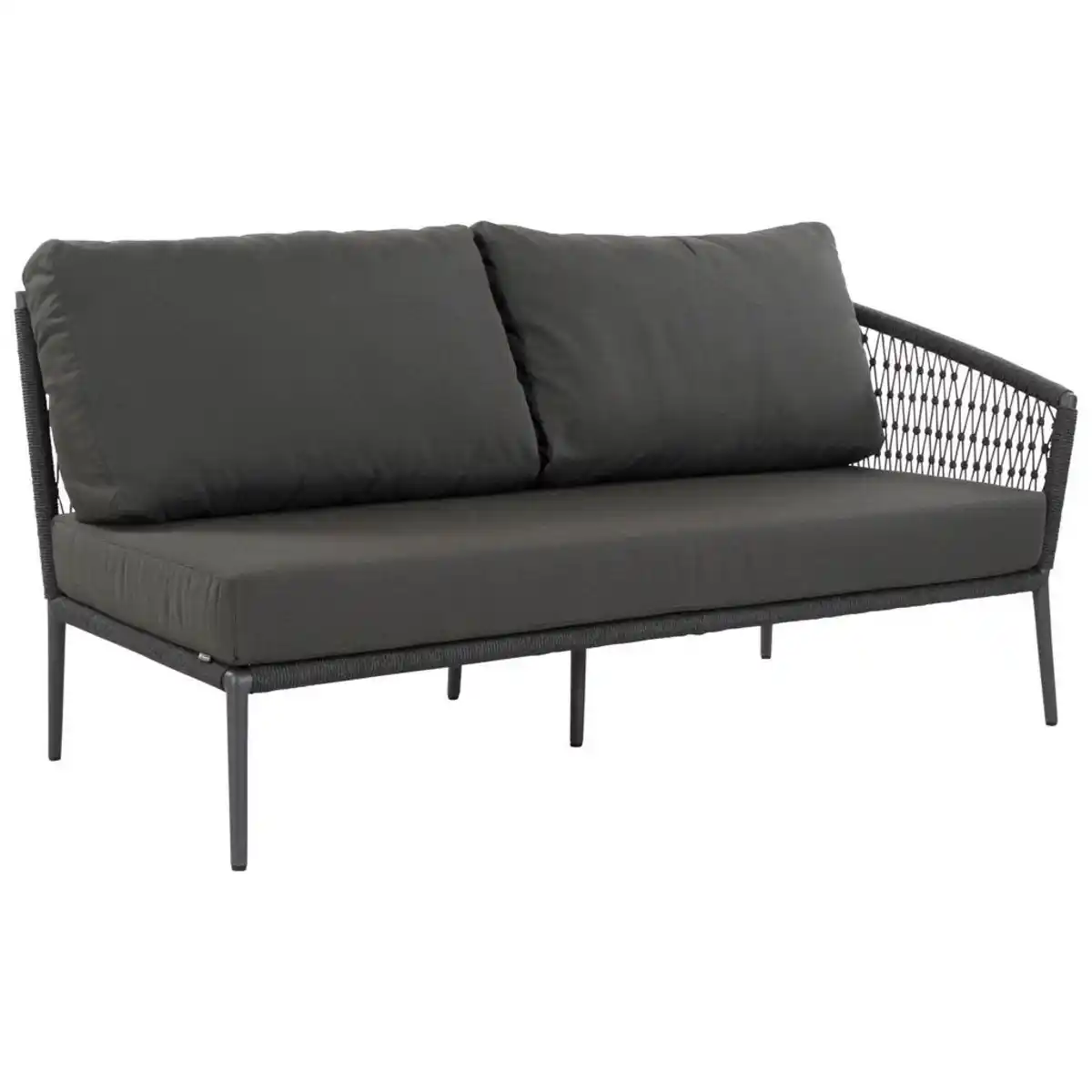 Bild 1 von Musterring Gartenbank Ibiza, Anthrazit, Textil, Stein, 2,5-Sitzer, 164x75x85 cm, erweiterbar, seitenverkehrt erhältlich, Gartenmöbel, Gartenbänke