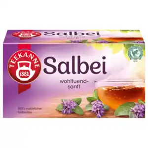 Teekanne Wohltuender Salbei 30g, 20 Beutel
