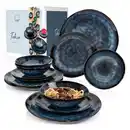 Bild 1 von Sänger Tafelservice, Dunkelblau, Keramik, 12-teilig, 35.4x33x36.29 cm, kratzfest, Essen & Trinken, Geschirr, Geschirr-Sets, Tafelservice