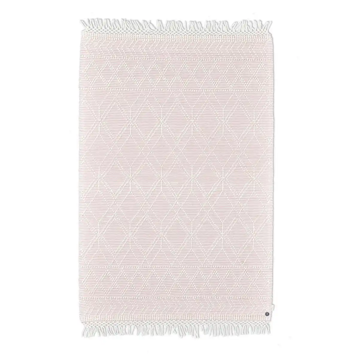 Bild 1 von Tom Tailor Handwebteppich Colored Macrame - Three, Rosa, Textil, Boho, rechteckig, 140x200 cm, Teppiche & Böden, Teppiche, Moderne Teppiche