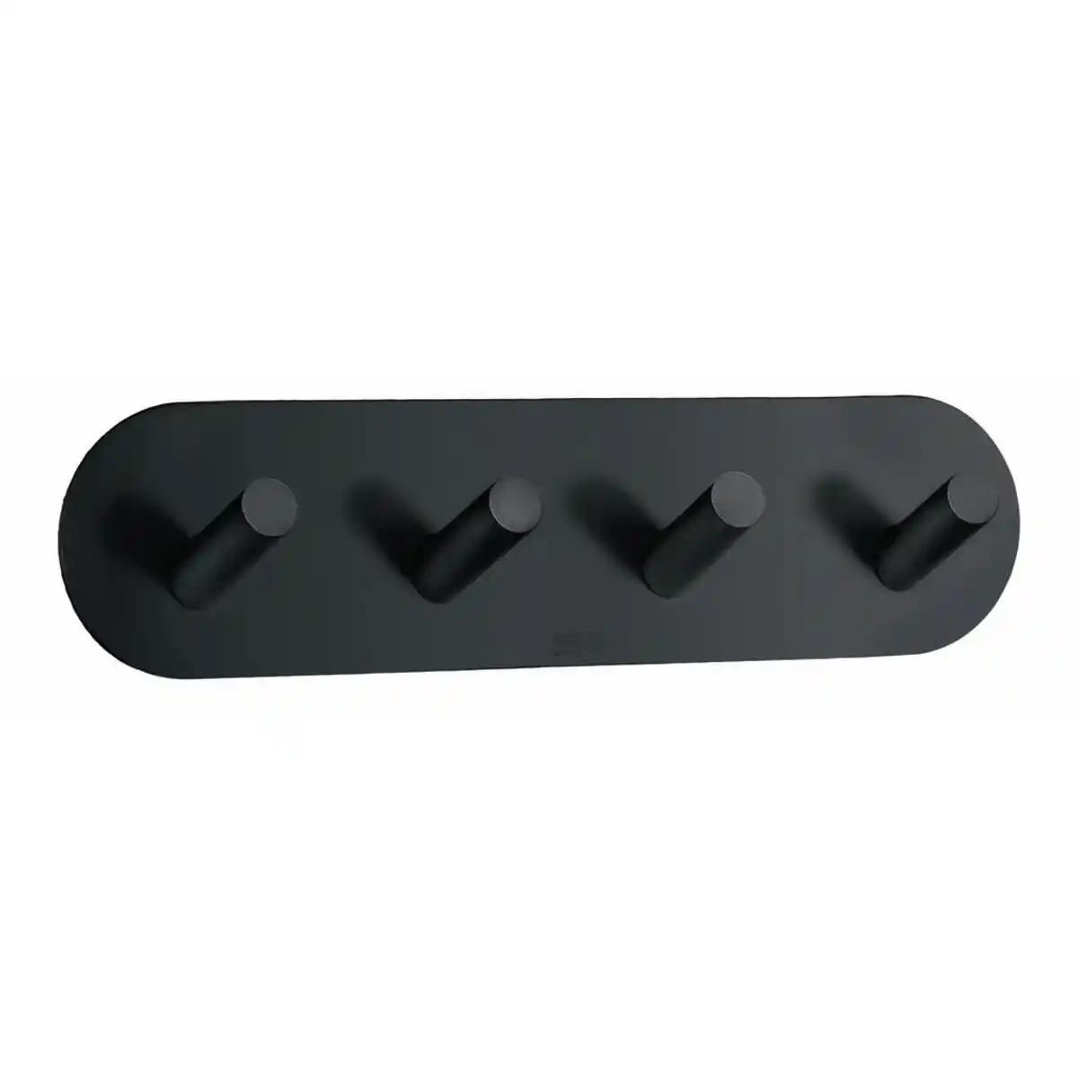 Bild 1 von Smedbo Haken Beslagsboden, Schwarz, Metall, 19x4.8x3 cm, Badaccessoires, Waschplatzzubehör, Handtuchhaken
