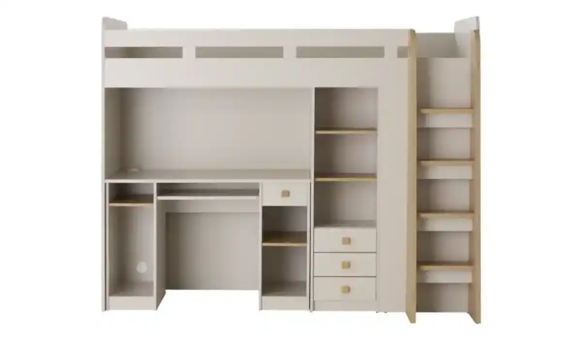 Bild 4 von Hochbett mit Kleiderschrank und Schreibtisch Lavora