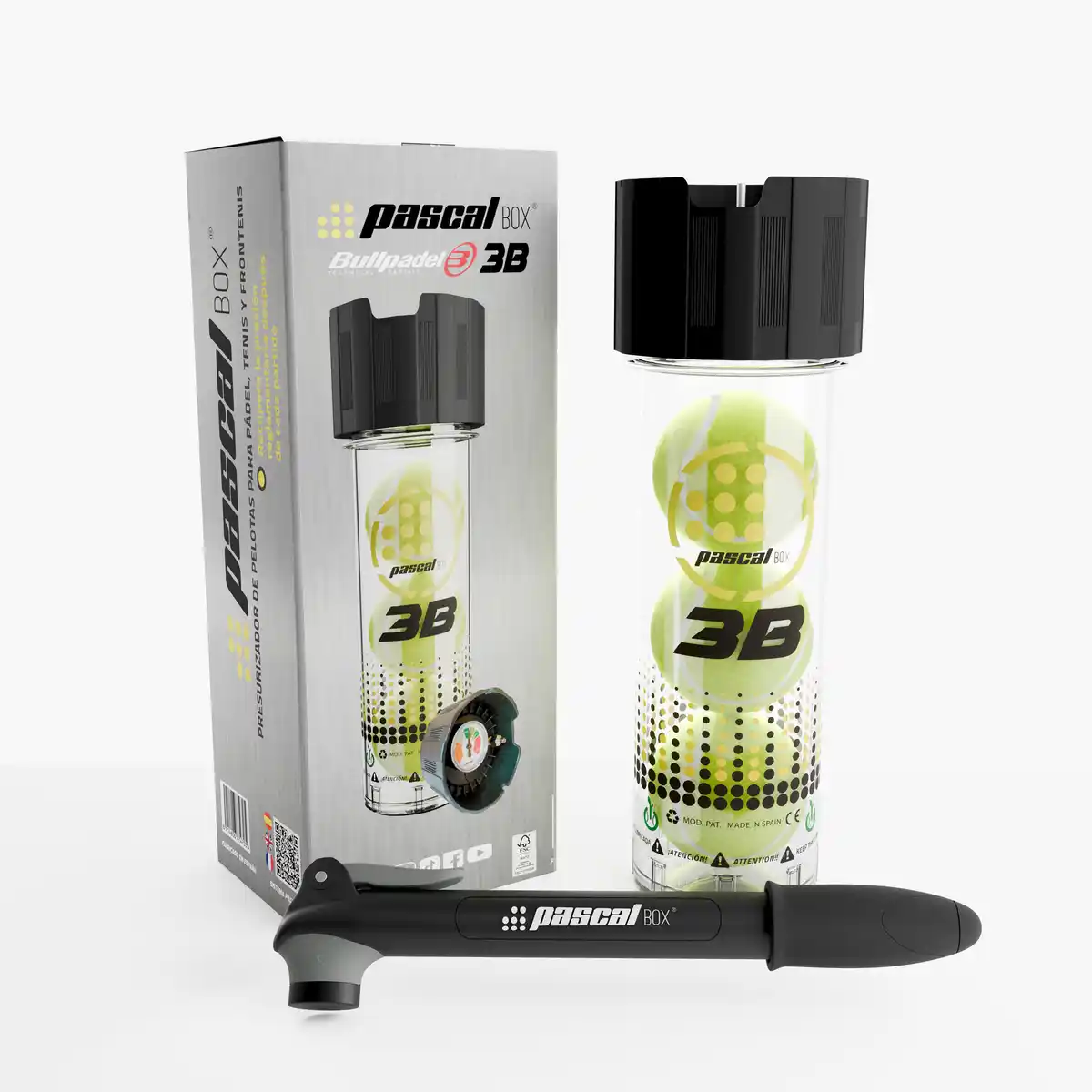 Bild 1 von BULLPADEL Druckhalter für Padelbälle - Bullpadel Pascal Box