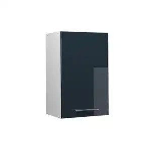 Vicco Hängeschrank, Dunkelblau, Weiß, Holzwerkstoff, 2 Fächer, Rechteckig, 45x72x34.1 cm, Küchen, Küchenmöbel, Küchenschränke, Küchenoberschränke