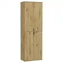 Bild 1 von Mid.you Drehtürenschrank, Eiche Artisan, Holzwerkstoff, 7 Fächer, 61x193x34 cm, FSC Mix, Schlafzimmer, Kleiderschränke, Drehtürenschränke