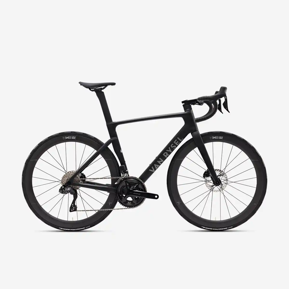 Bild 1 von VAN RYSEL Race Rennrad RCR-R CF Shimano 105 Di2 2x12 Powermeter Schwarz
