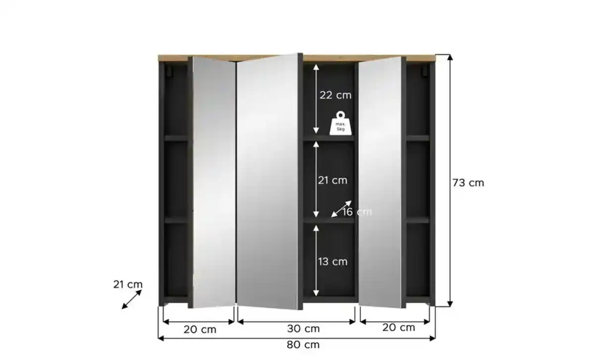 Bild 2 von Spiegelschrank Canower See