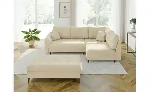 S-STYLE Ecksofa mit Hocker Trygve