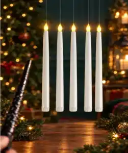Schwebende LED-Kerzen
