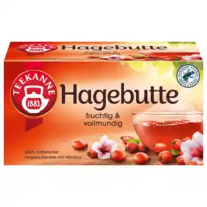 Teekanne Vollmundige Hagebutte 60g, 20 Beutel