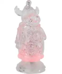 LED-Figur mit Glitzerwirbel Weihnachten