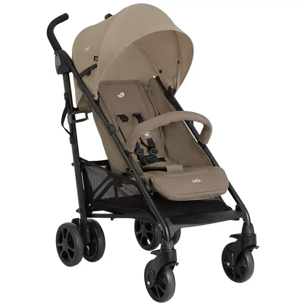 Bild 1 von Joie Buggy Brisk LX, Cappuccino, Kunststoff, 52x101x81 cm, EN 1888, UV 50+, Feststellbremse, Fußstütze abklappbar, Federung, 5-Punkte-Gurt, Transportsicherung, mit Tragegriff, Einhand-Faltmechanism