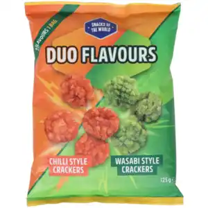 Snacks of the World Duo Flavours Reiscracker Chili & Wasabi