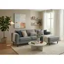 Bild 1 von Trendmanufaktur Eckschlafsofa, Schlamm, Metall, 4-Sitzer, 232x161 cm, Made in Europe, Bettkasten erhältlich, Sitzqualitäten, Schlafen auf Sitzhöhe, Bettfunktion Rücken echt, Armteil links, rechts