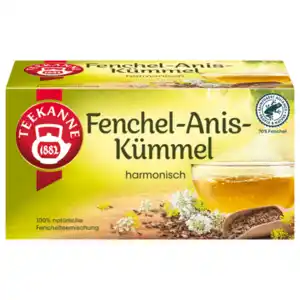 Teekanne Fenchel-Anis-Kümmel 40g, 20 Beutel