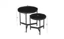 Bild 2 von Beistelltisch 2er Set Black Smooth