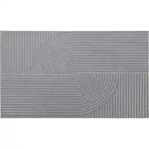 Türmatte Struktur Hellgrau 70 cm x 120 cm