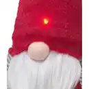 Bild 2 von OBI Weihnachtsdeko Wichtel Rot Beleuchtet Polyestermütze 55 cm