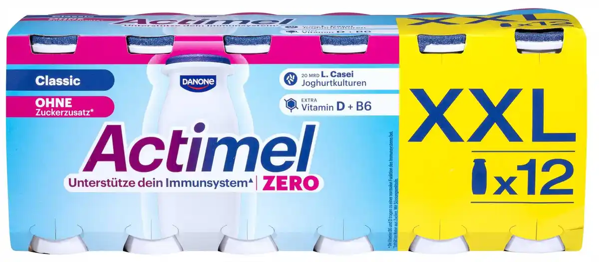 Bild 1 von DANONE Actimel XXL, 12 x 100-g-Fl.