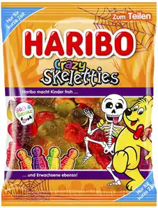 HARIBO Crazy Skeletties, 160-g-Packg.