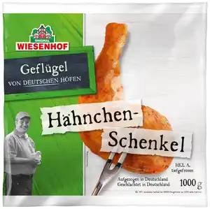 WIESENHOF Dtsch. Hähnchen-Schenkel, 1-kg-Packg.