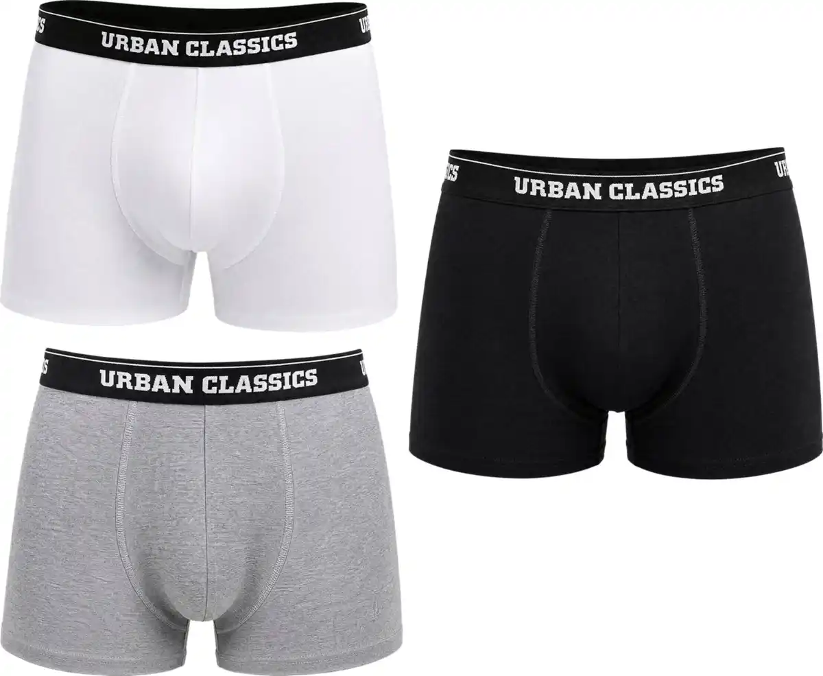 Bild 1 von URBAN CLASSICS Herren-Retro-Boxershorts, 3-St.-Packg.