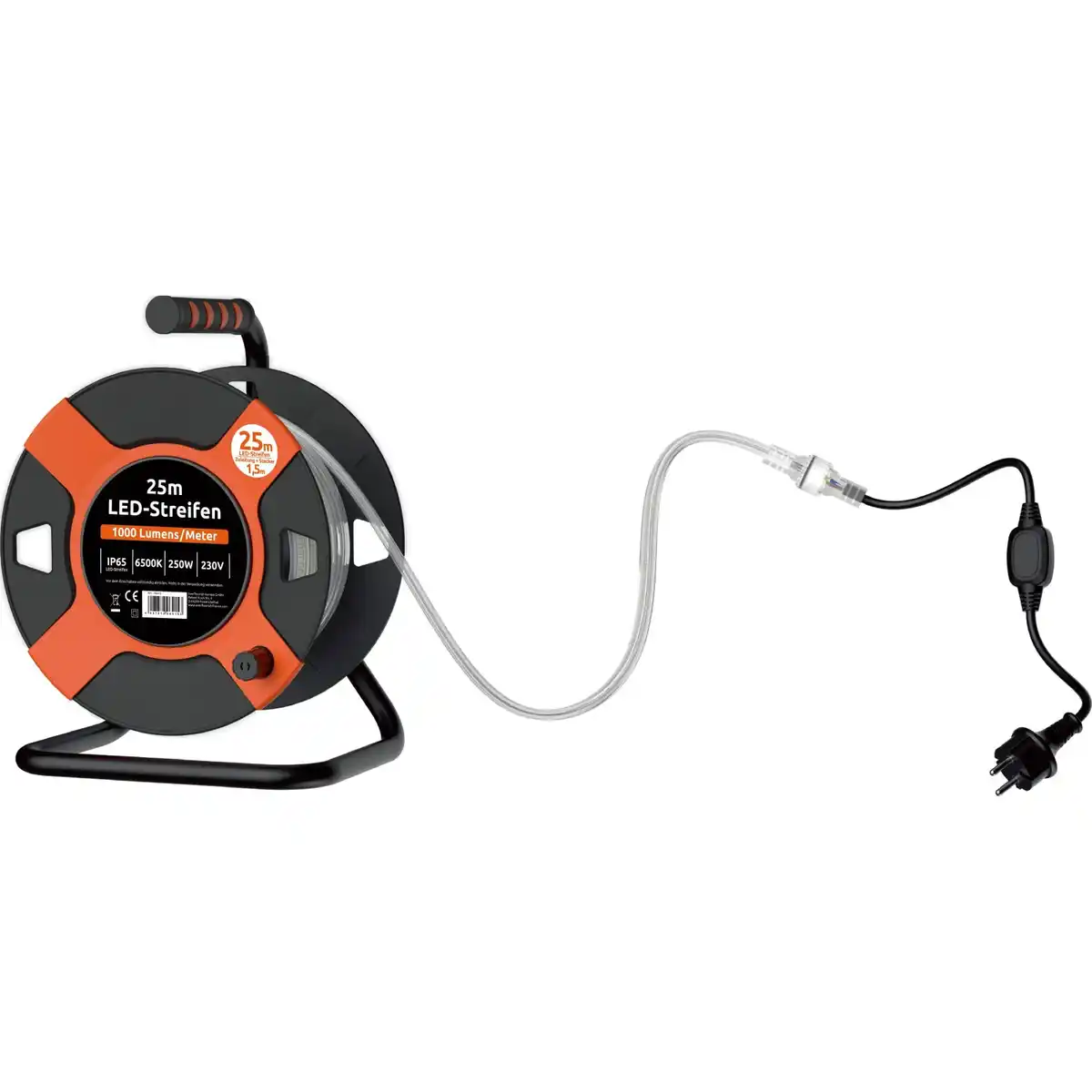 Bild 3 von Kabeltrommel mit 25 m Lichtband 6.500 K IP65