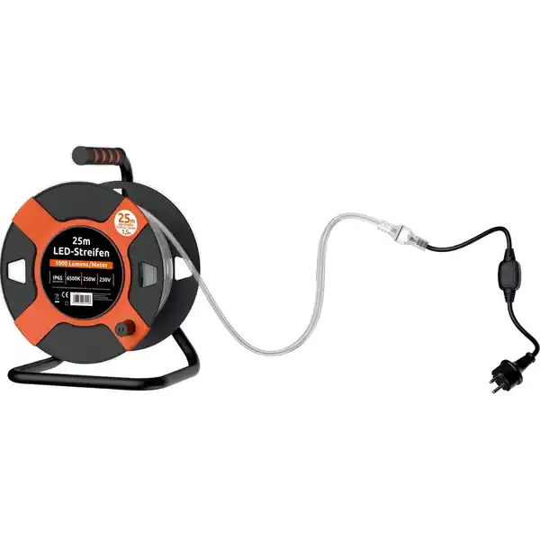 Bild 3 von Kabeltrommel mit 25 m Lichtband 6.500 K IP65
