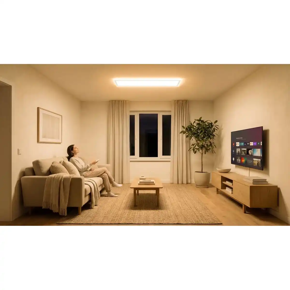 Bild 3 von Osram LED-Panelleuchte Planon Easyfix mit Fernbedienung 20 cm x 98 cm x 3,2 cm