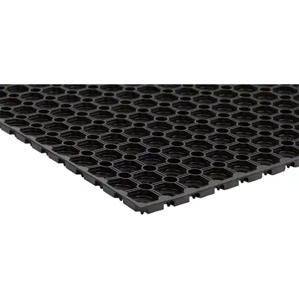 Bild 2 von Gummiringmatte Schwarz 80 cm x 120 cm