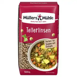 MÜLLER'S MÜHLE Hülsenfrüchte 500 g, Tellerlinse