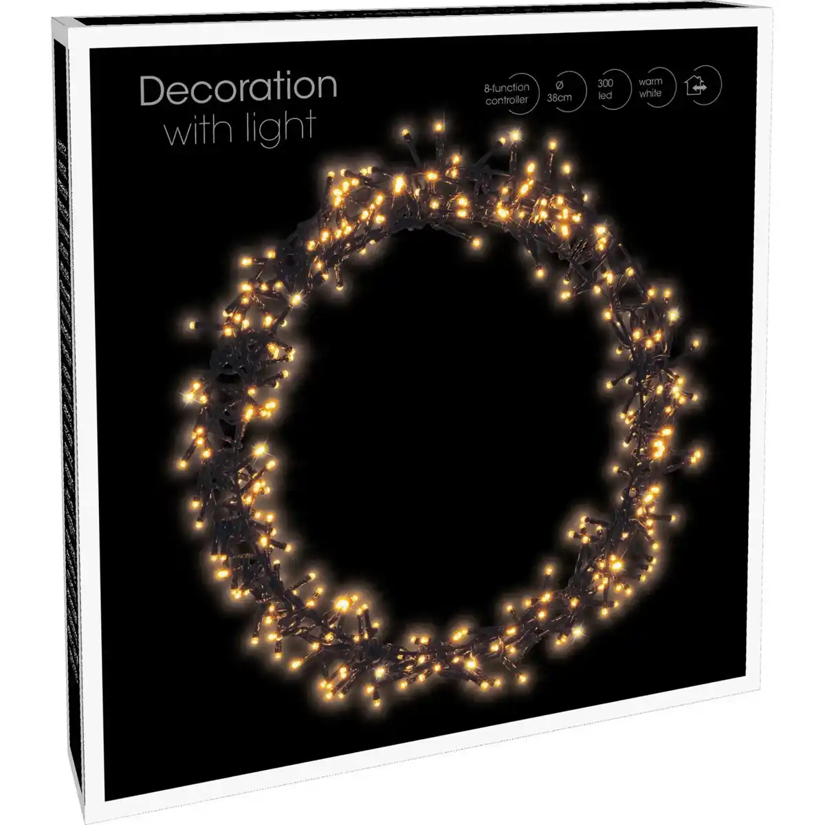 Bild 3 von Deko-Ring mit 300 LEDs Warmweiß Ø 38 cm