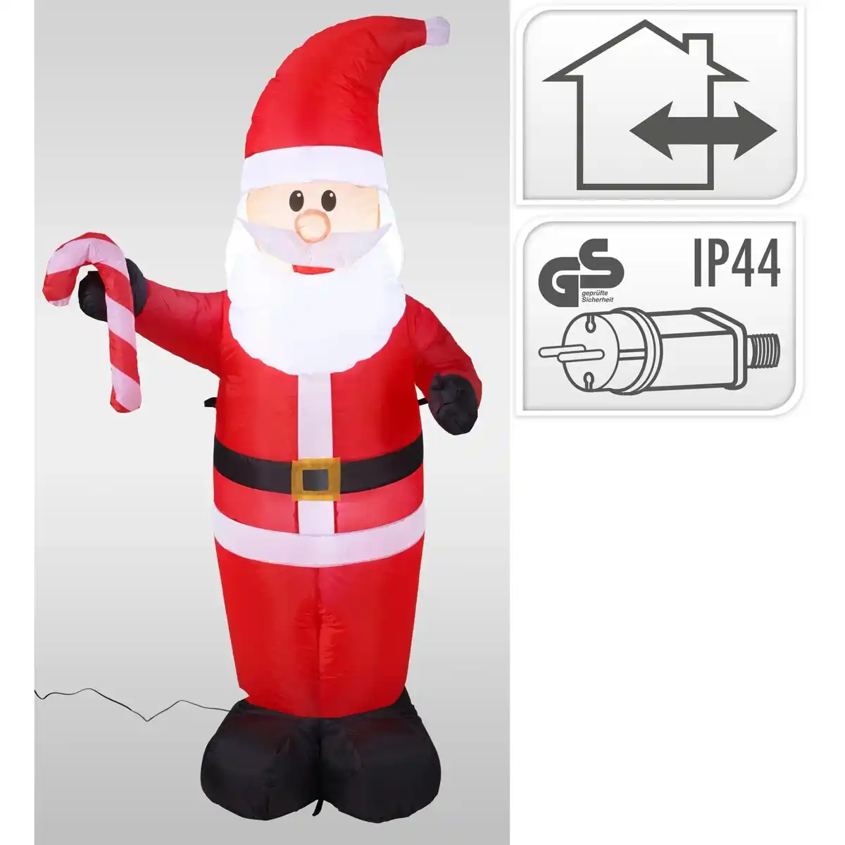 Bild 2 von Deko-Weihnachtsmann Aufblasbar 150 cm
