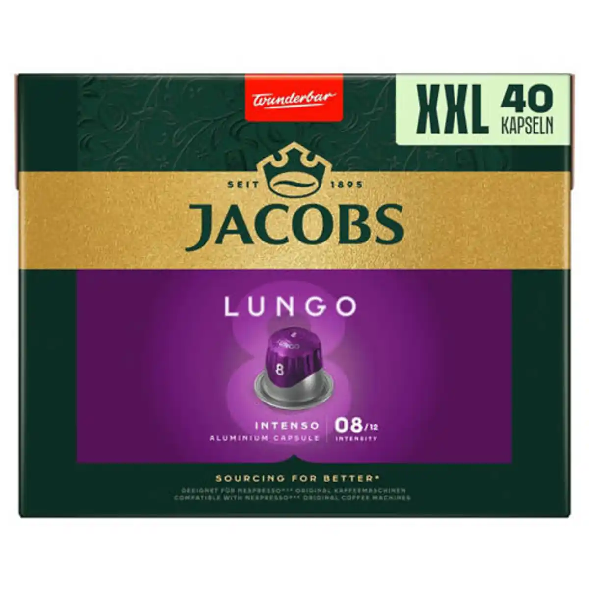 Bild 1 von JACOBS Kaffeekapseln 208 g, Lungo Intenso
