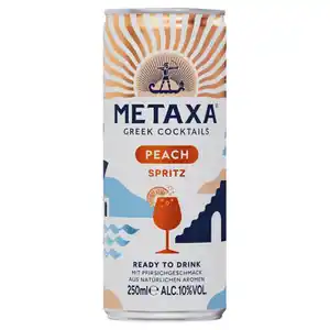 METAXA Mixgetränk Dose 250 ml, Peach Spritz
