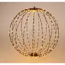 Bild 2 von Metallkugel Faltbar mit 240 warmweißen LEDs Ø 40 cm Schwarz