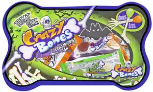 CRAZY BONES Lollipops, 76-g-Packg.