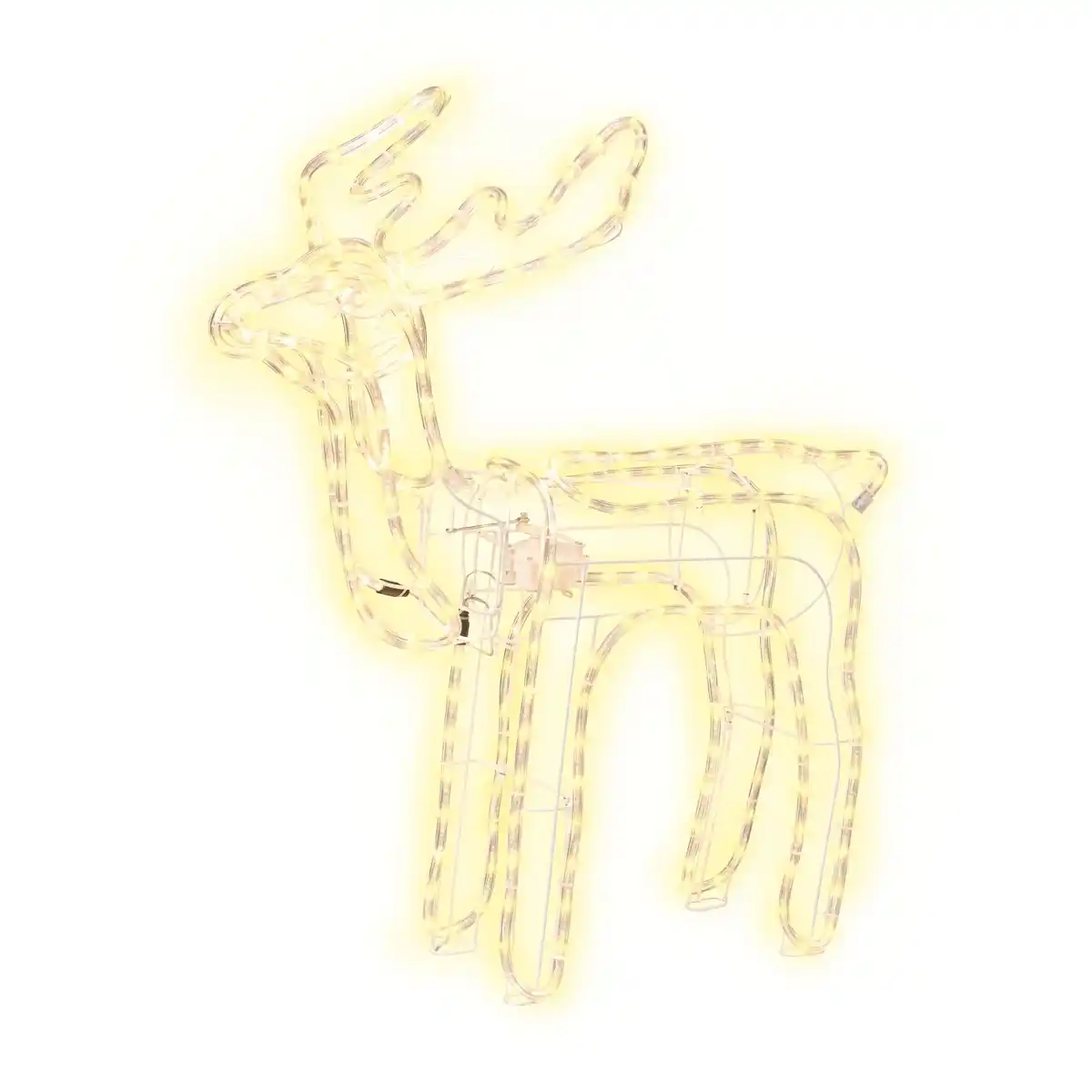 Bild 2 von OBI LED-Figur Rentier 216 Warmweiß Beweglich Timer