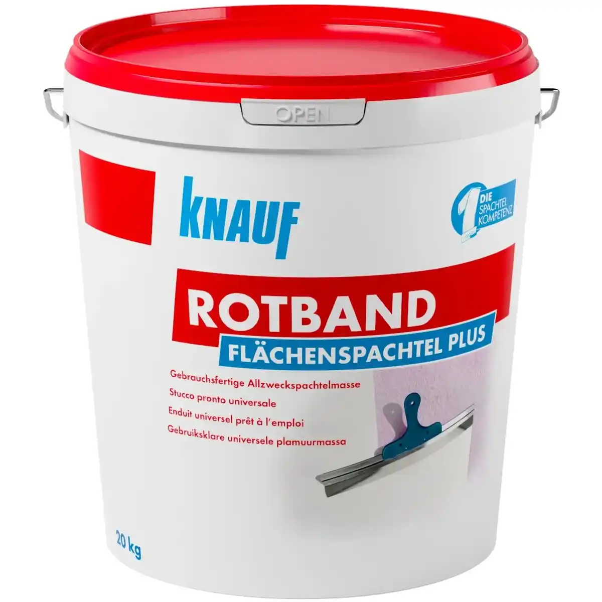 Bild 1 von Knauf Rotband Flächenspachtel Plus 20 kg