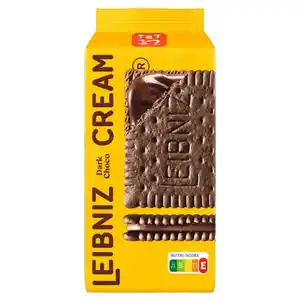 LEIBNIZ Keks'n Cream 190 g, Dunkle Schokolade