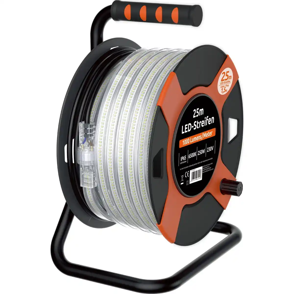 Bild 2 von Kabeltrommel mit 25 m Lichtband 6.500 K IP65