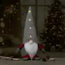 Bild 3 von OBI Weihnachtswichtel Deko 55 cm Grau LED Beleuchtet