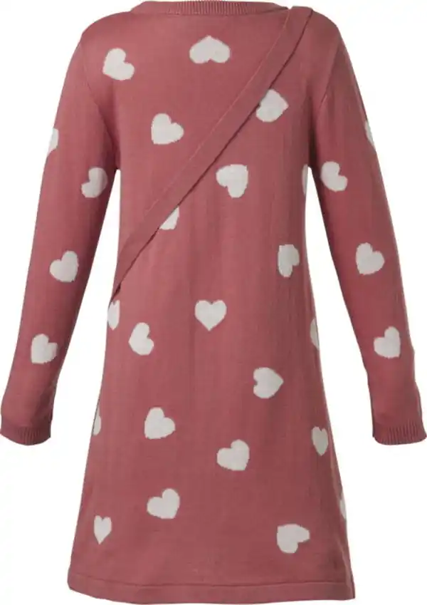 Bild 3 von LUPILU® Kinder-Strickkleid mit Tasche, 2-teilig