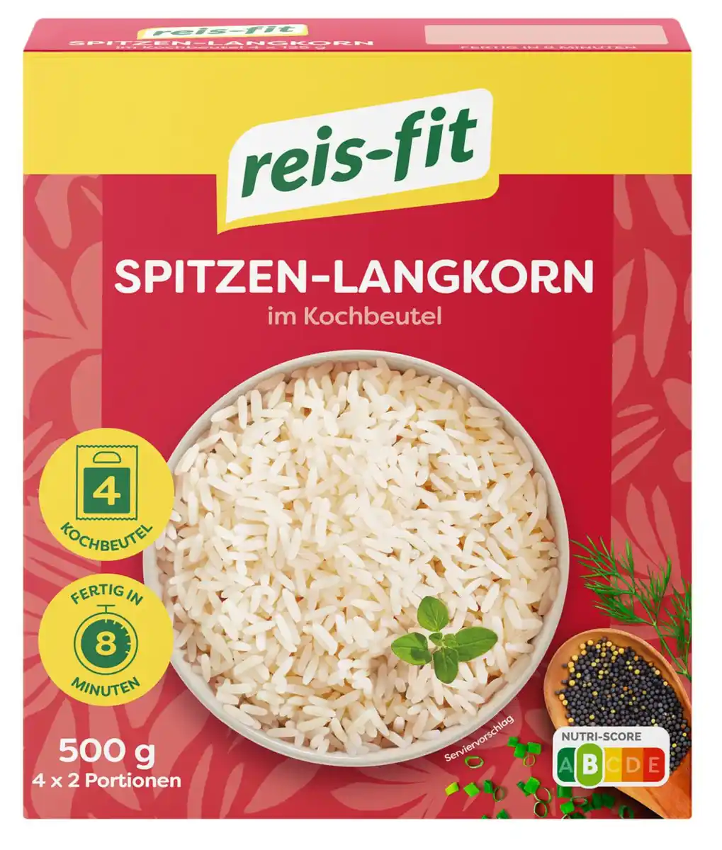 Bild 1 von REIS-FIT Spitzen-Langkorn-Reis, 500-g-Packg.