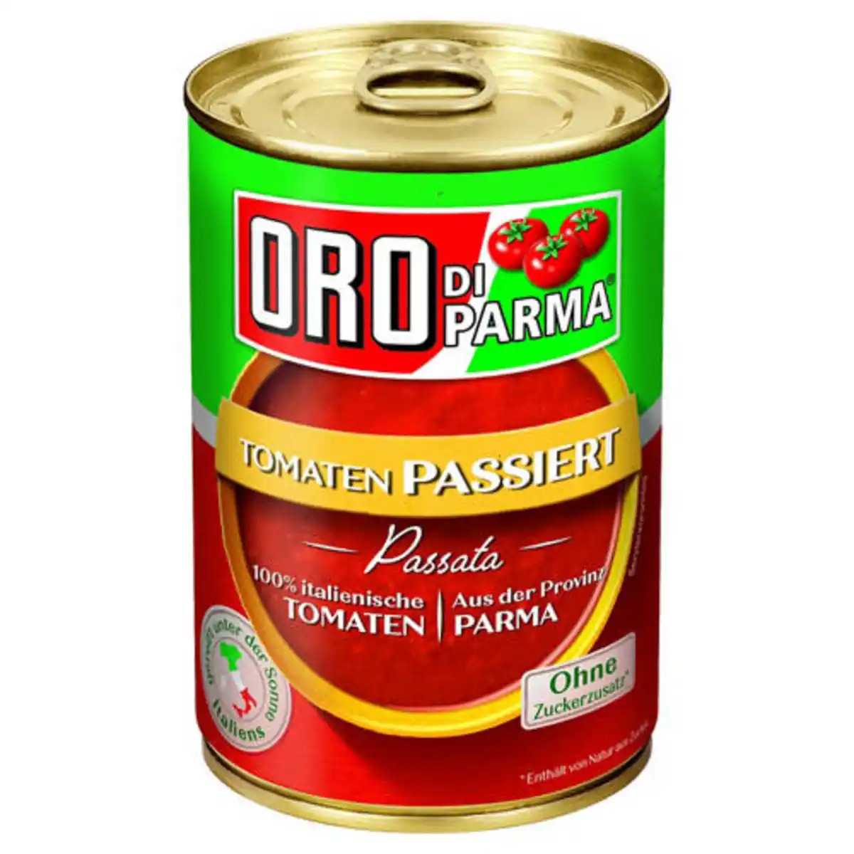 Bild 1 von ORO DI PARMA Tomaten 400 g, 4-fach, passiert Natur