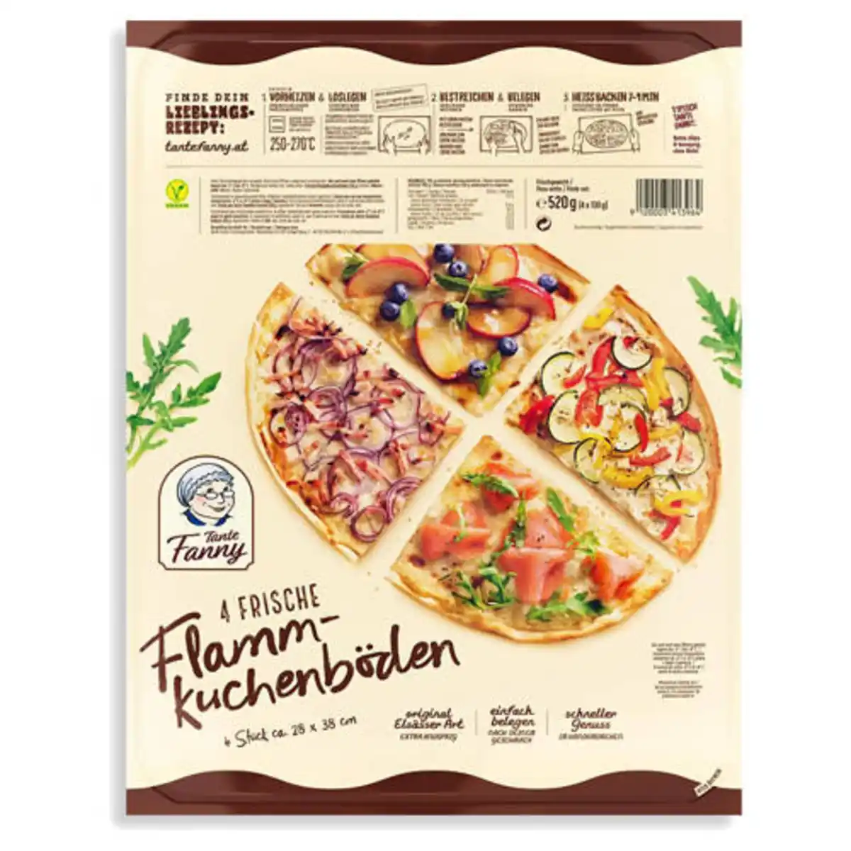 Bild 1 von TANTE FANNY Flammkuchenböden 520 g