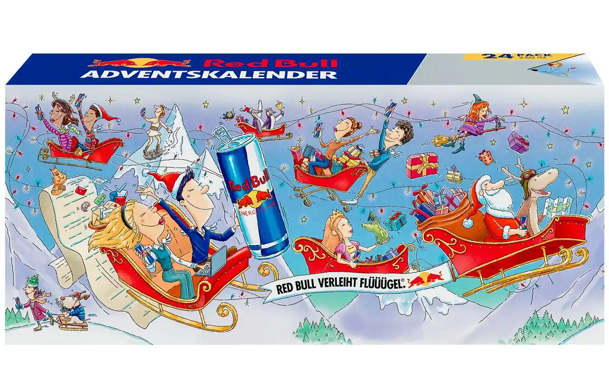 Bild 1 von RED BULL Adventskalender, Packg. 24 x 0,25-l-Dose